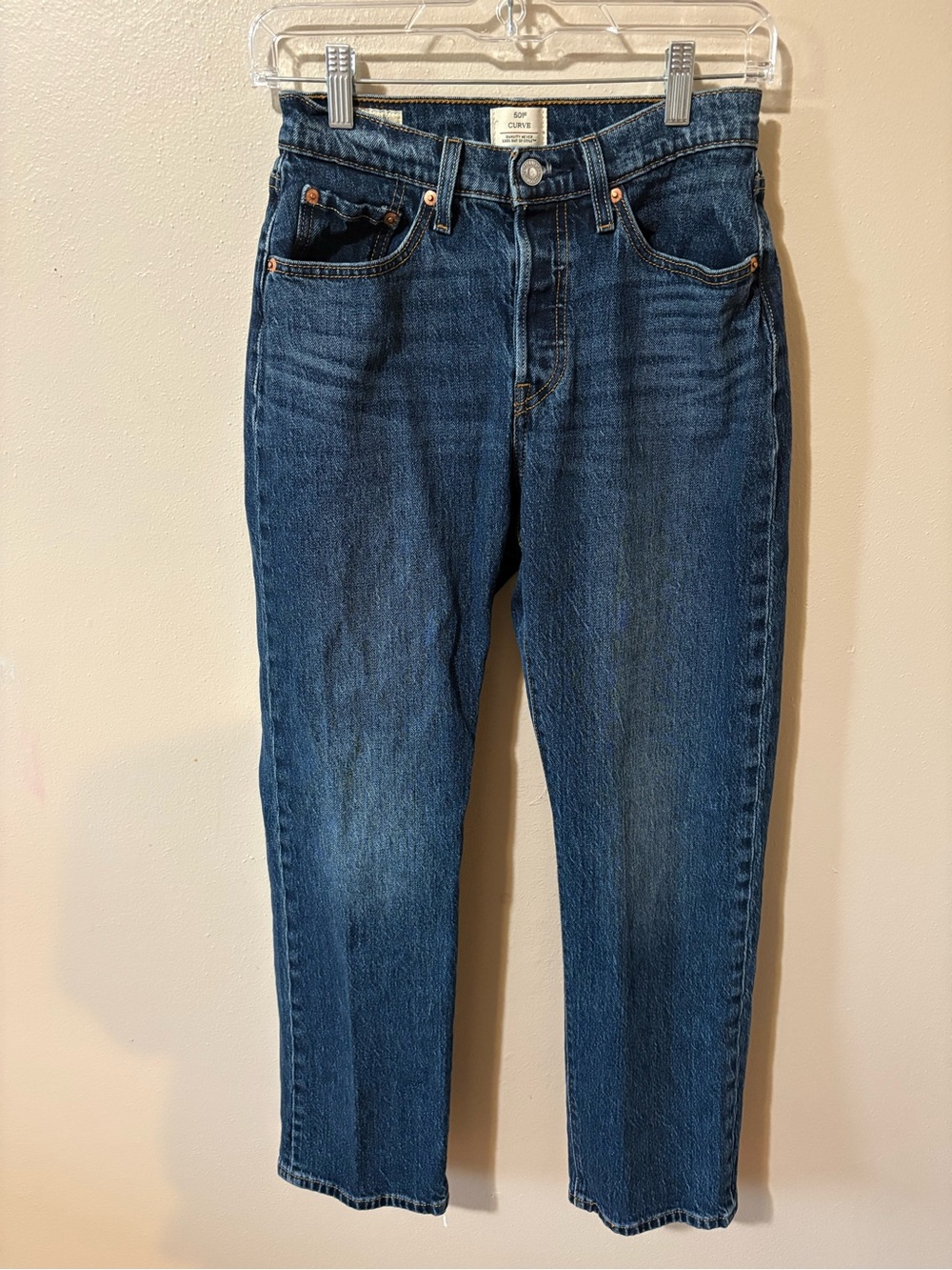 Levi’s 501 Curve Jeans Womens size 27x30 buttonfly